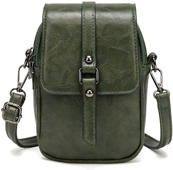 Vintage-Umhängetasche aus weichem Leder mit Stil