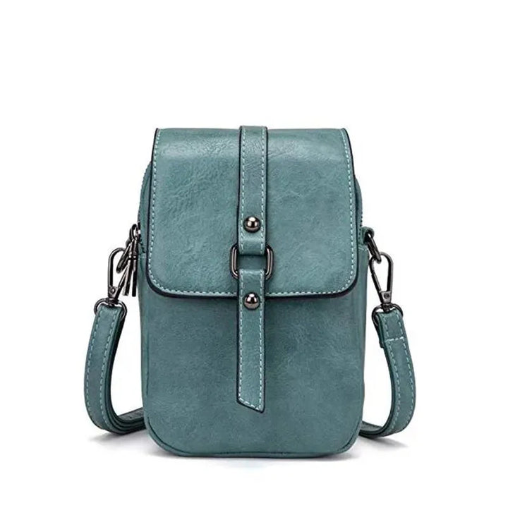 Vintage-Umhängetasche aus weichem Leder mit Stil