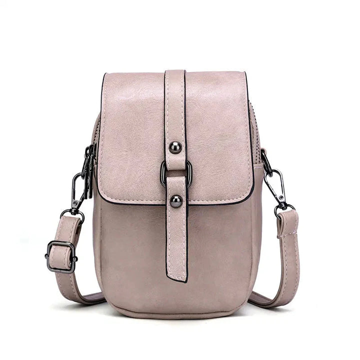 Vintage-Umhängetasche aus weichem Leder mit Stil