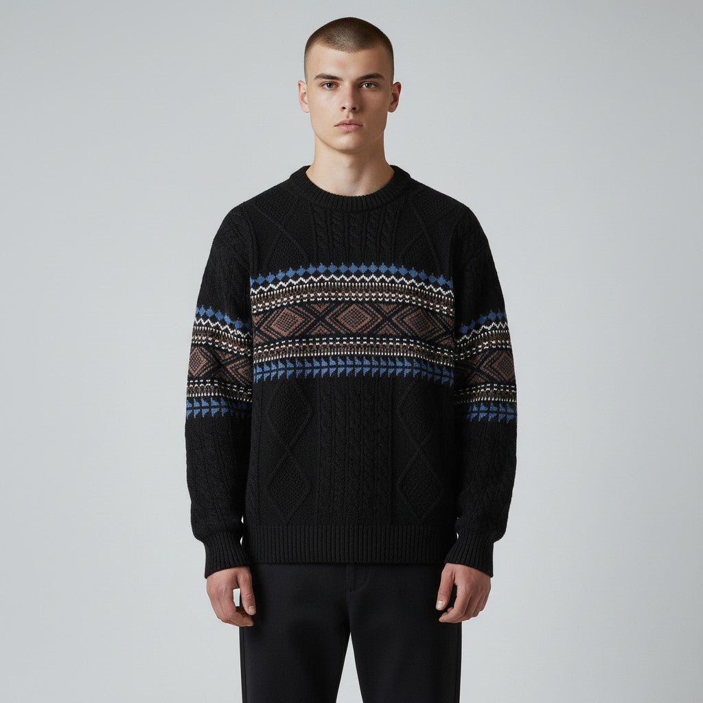 Erik | Strickpullover im nordischen Stil für Herren