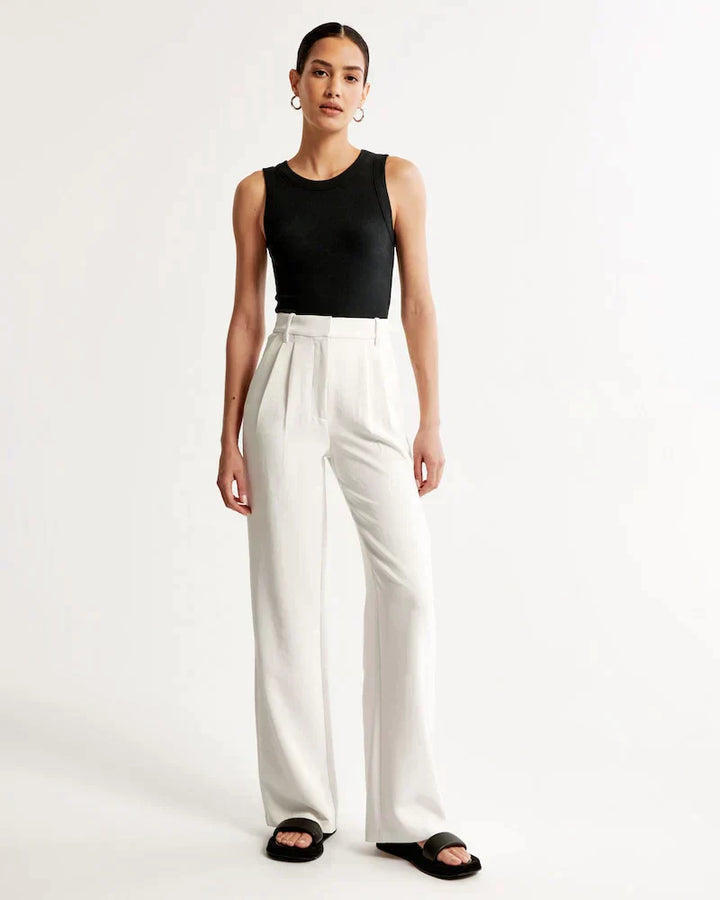 Elena's Ease | Hose mit weitem Bein und Komfort