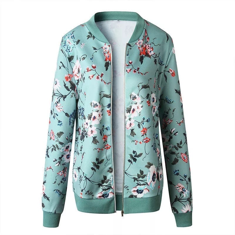 Blossari | Florale Bomberjacke mit trendigem Muster