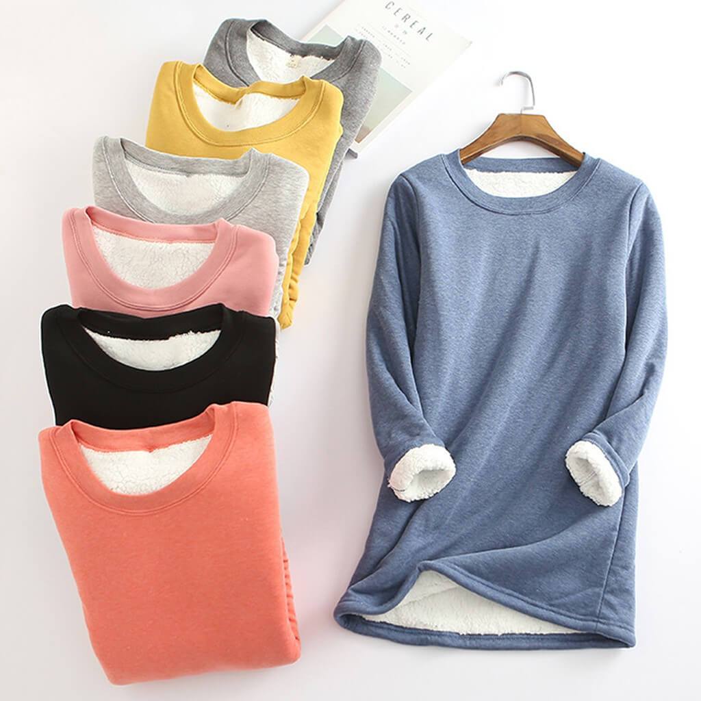 Carsten | Warmer Winterpulli mit Fleecefutter