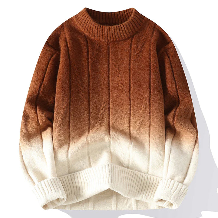 Ombré-Kaskaden | Weicher Pullover mit Farbverlauf