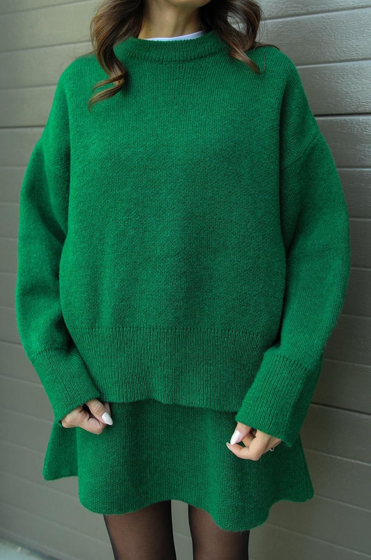 Helene | Zweiteiliges Set aus weichem Strickstoff
