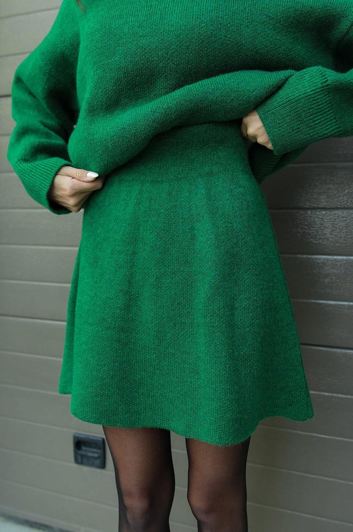 Helene | Zweiteiliges Set aus weichem Strickstoff