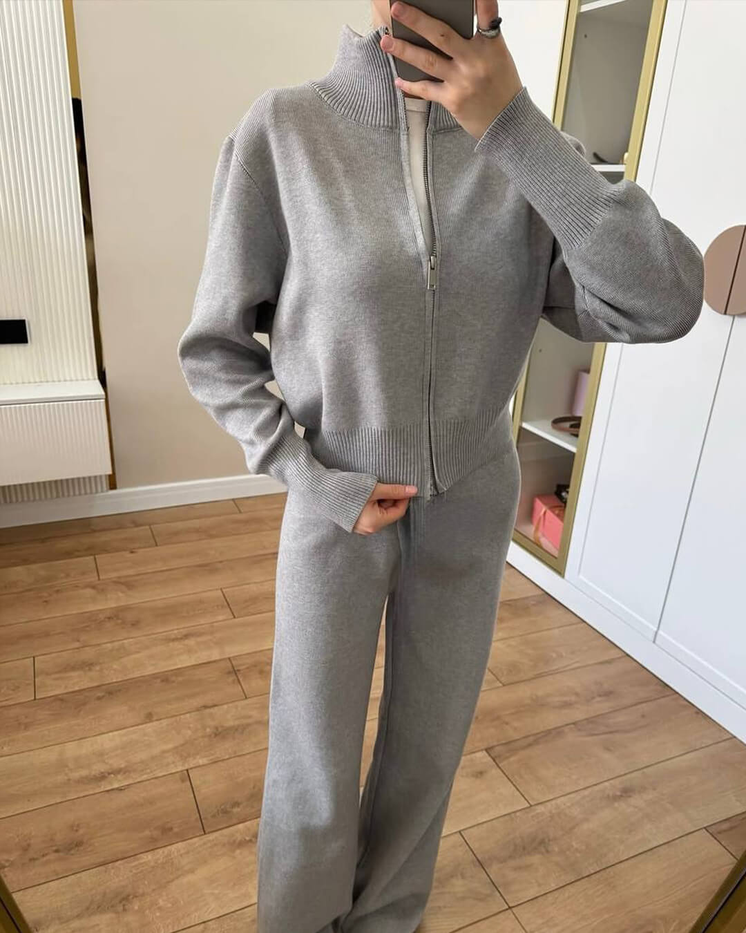 Clara | Luxuriöses Strick-Lounge Set für Damen