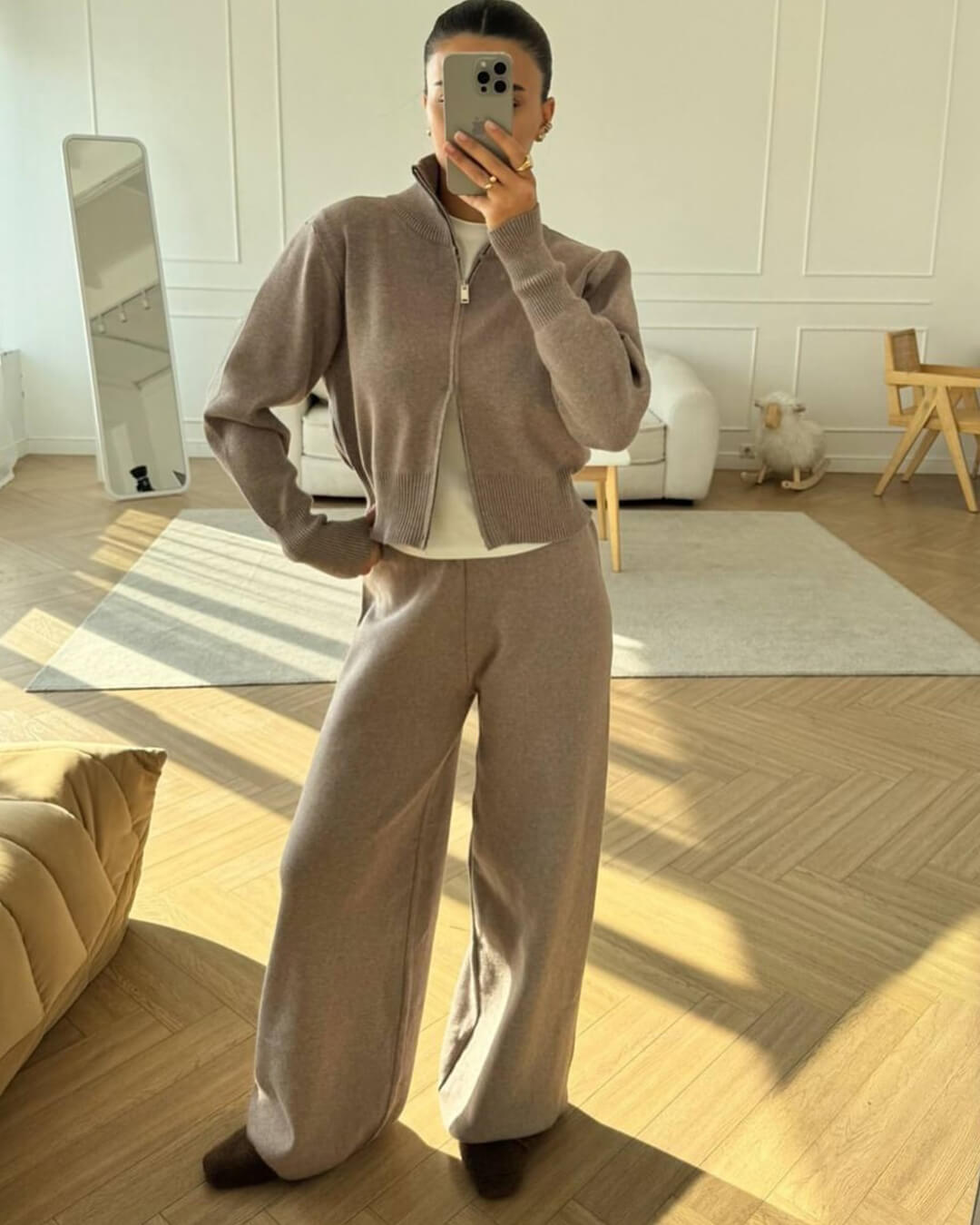 Clara | Luxuriöses Strick-Lounge Set für Damen
