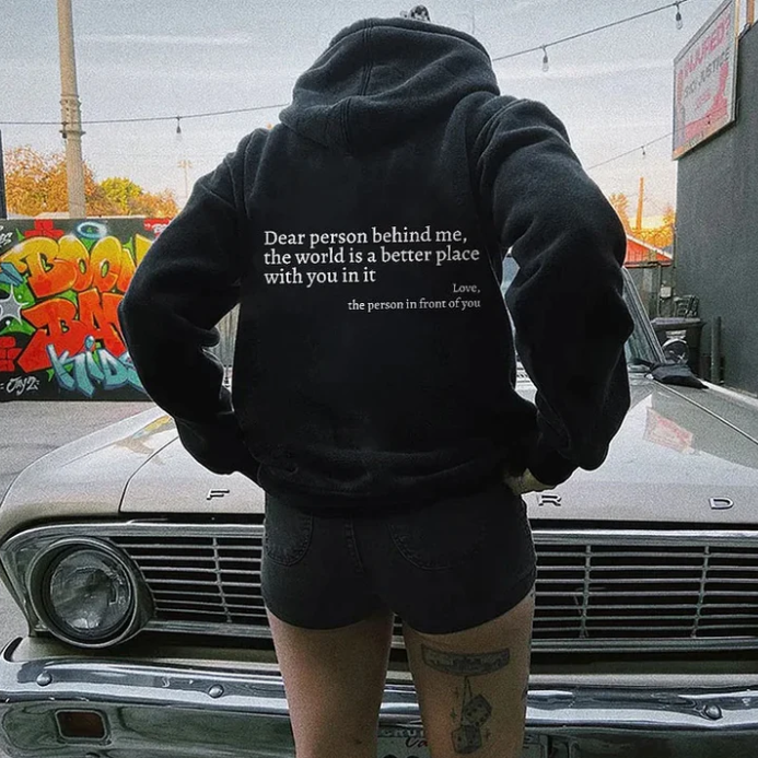 Dear Person Behind Me' Unisex Pullover