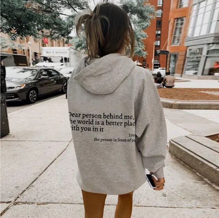 Dear Person Behind Me' Unisex Pullover