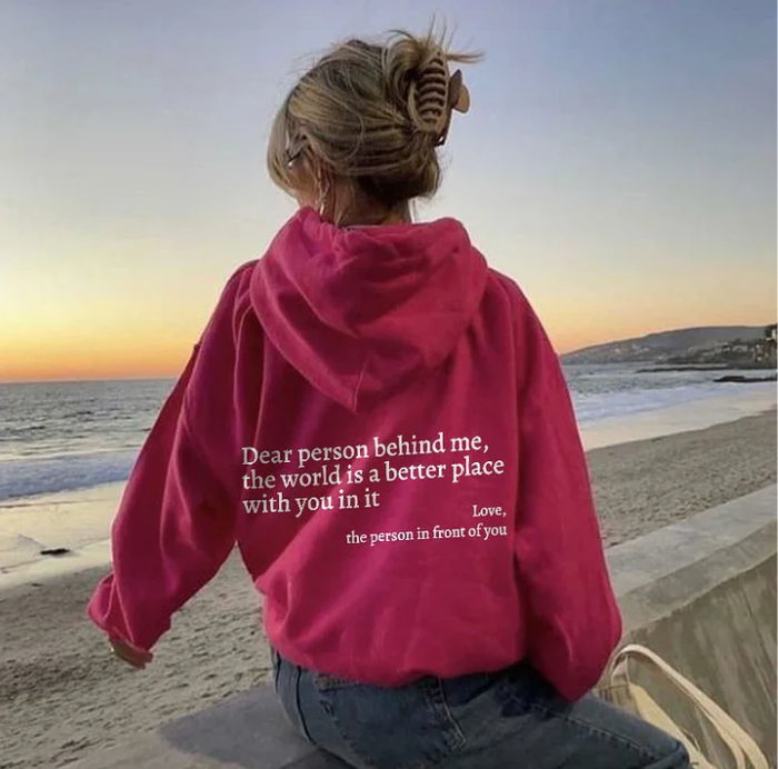 Dear Person Behind Me' Unisex Pullover