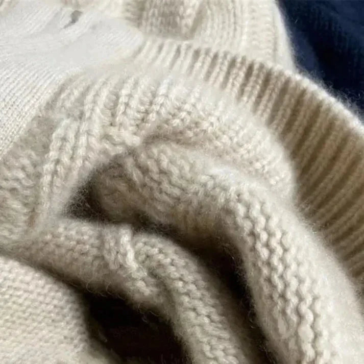 Rollkragenpullover | Couture-Strick für Events